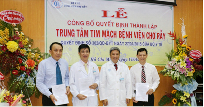 Cho Ray Hospital announced the decision to establish Heart Center